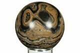 Polished Stromatolite (Greysonia) Sphere - Bolivia #227063-1